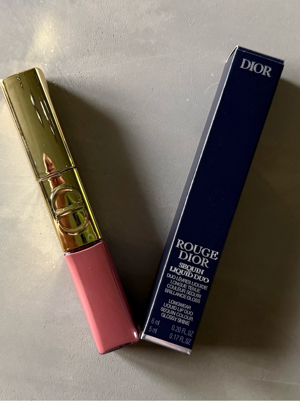 Dior Rouge Dior Liquid Sequin Lipstick Duo - 520 Illusionist